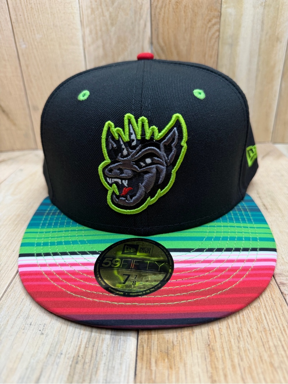 Round Rock Express Chupacabras New Era 59FIFTY Hat 7 7/8 MiLB Fitted Serape Brim